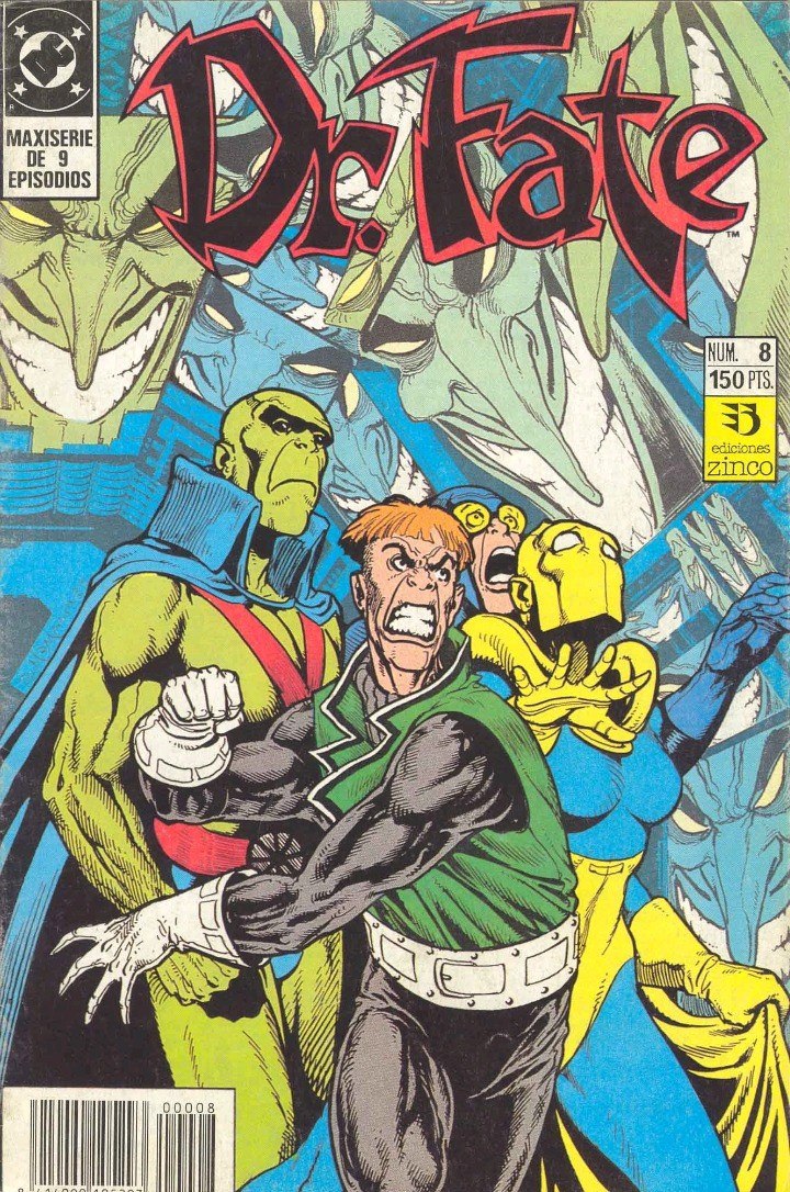 Portada ampliada de Dr. Fate