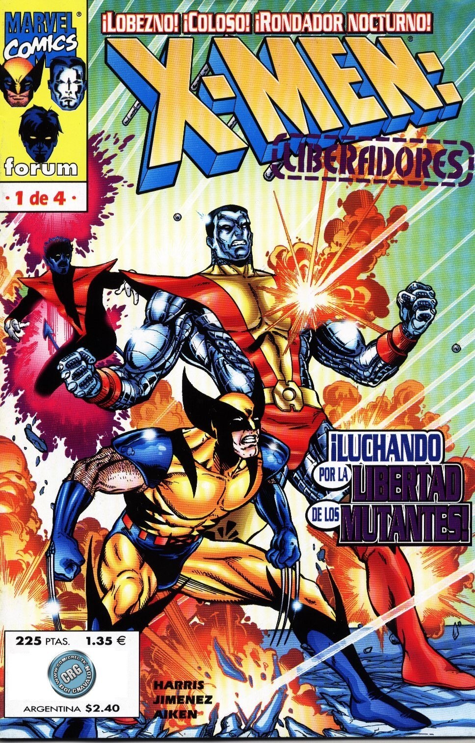 Portada ampliada de X-MEN: LIBERADORES