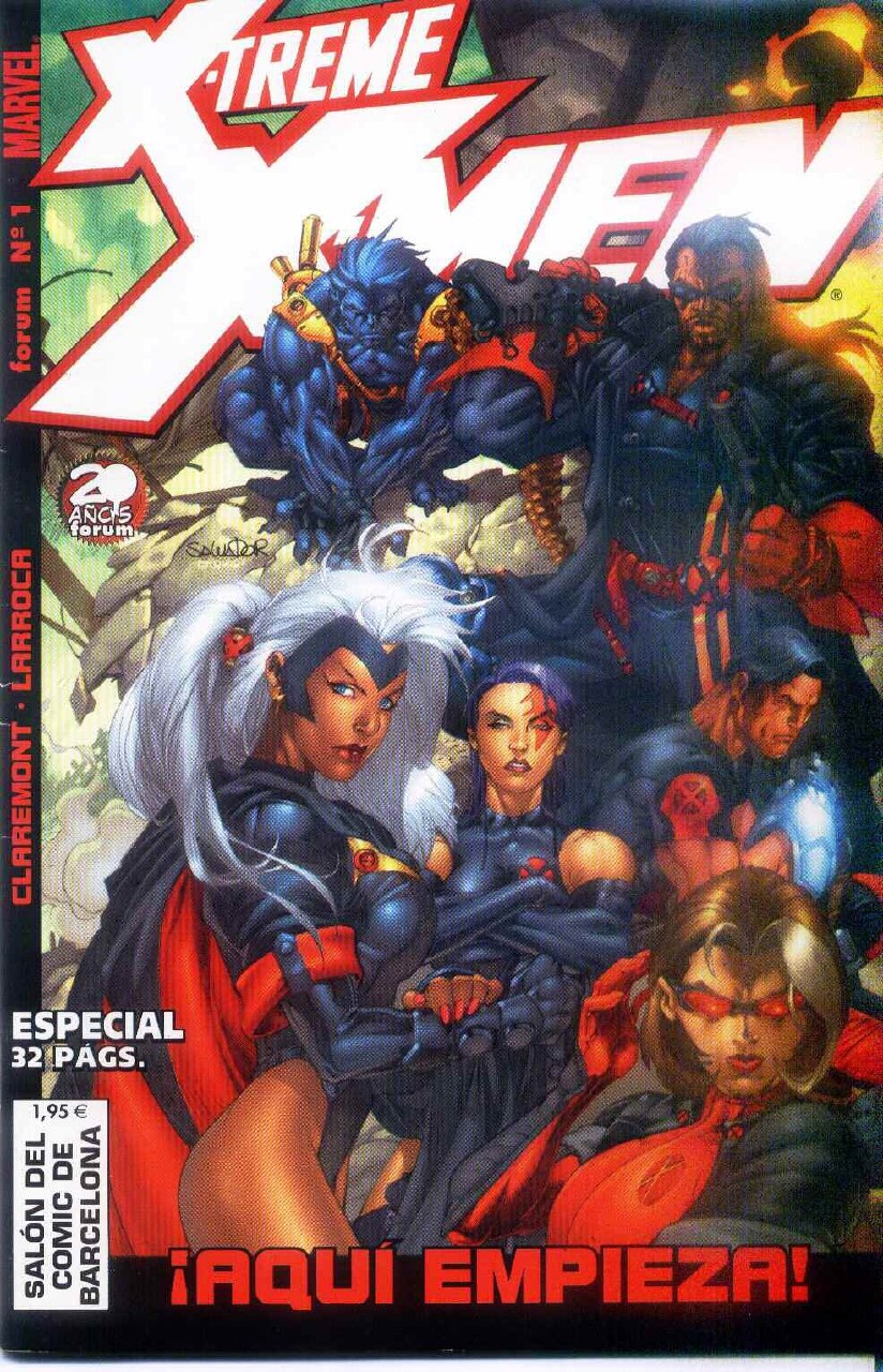 Portada ampliada de X-TREME X-MEN