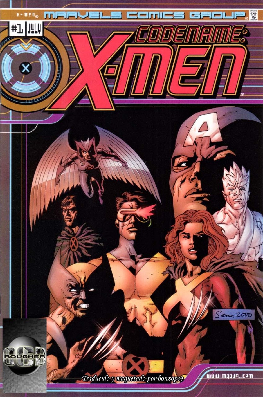Portada ampliada de Codename: X-Men