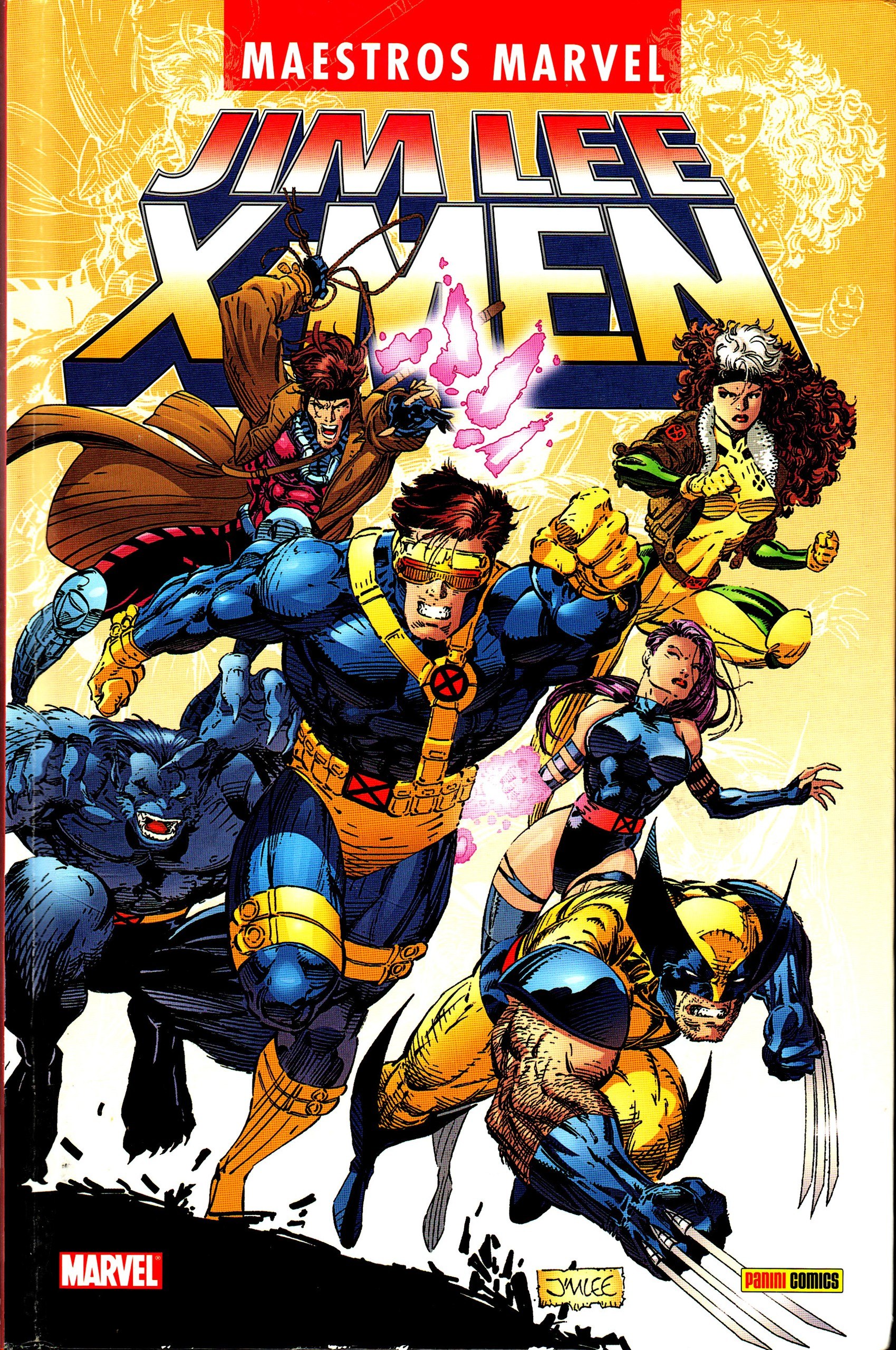 Portada ampliada de JIM LEE X-MEN