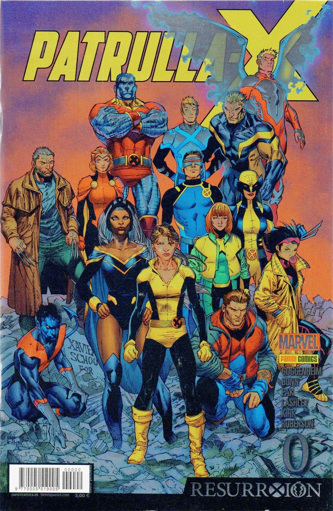 Portada ampliada de PATRULLA X