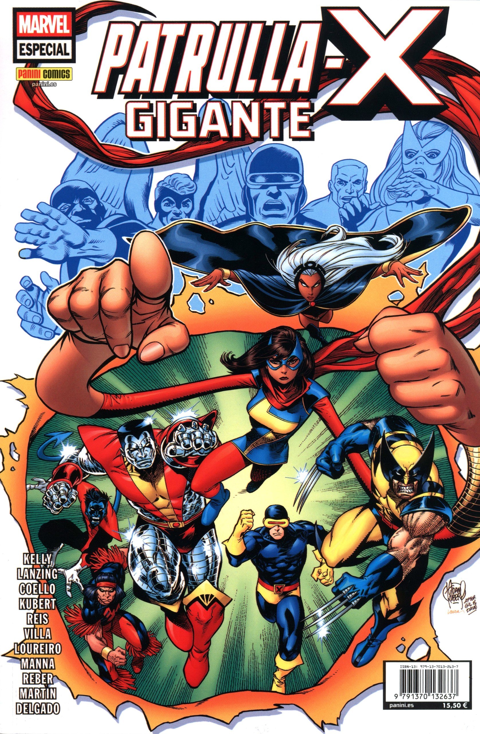 Portada ampliada de PATRULLA-X GIGANTE