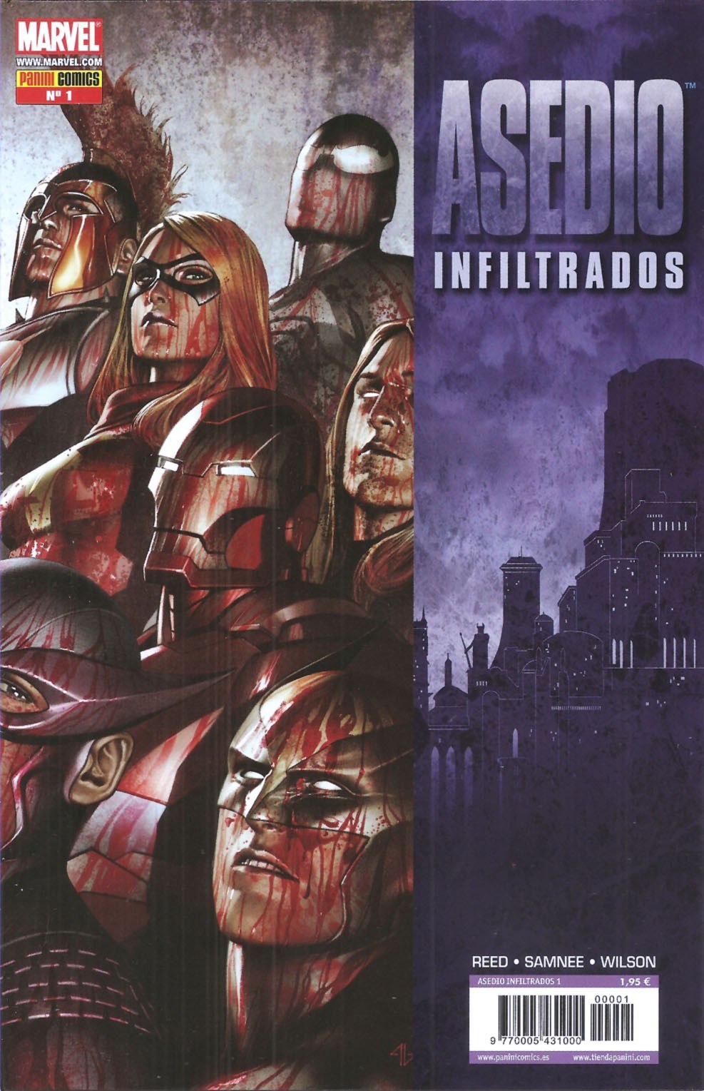 Portada ampliada de ASEDIO INFILTRADOS