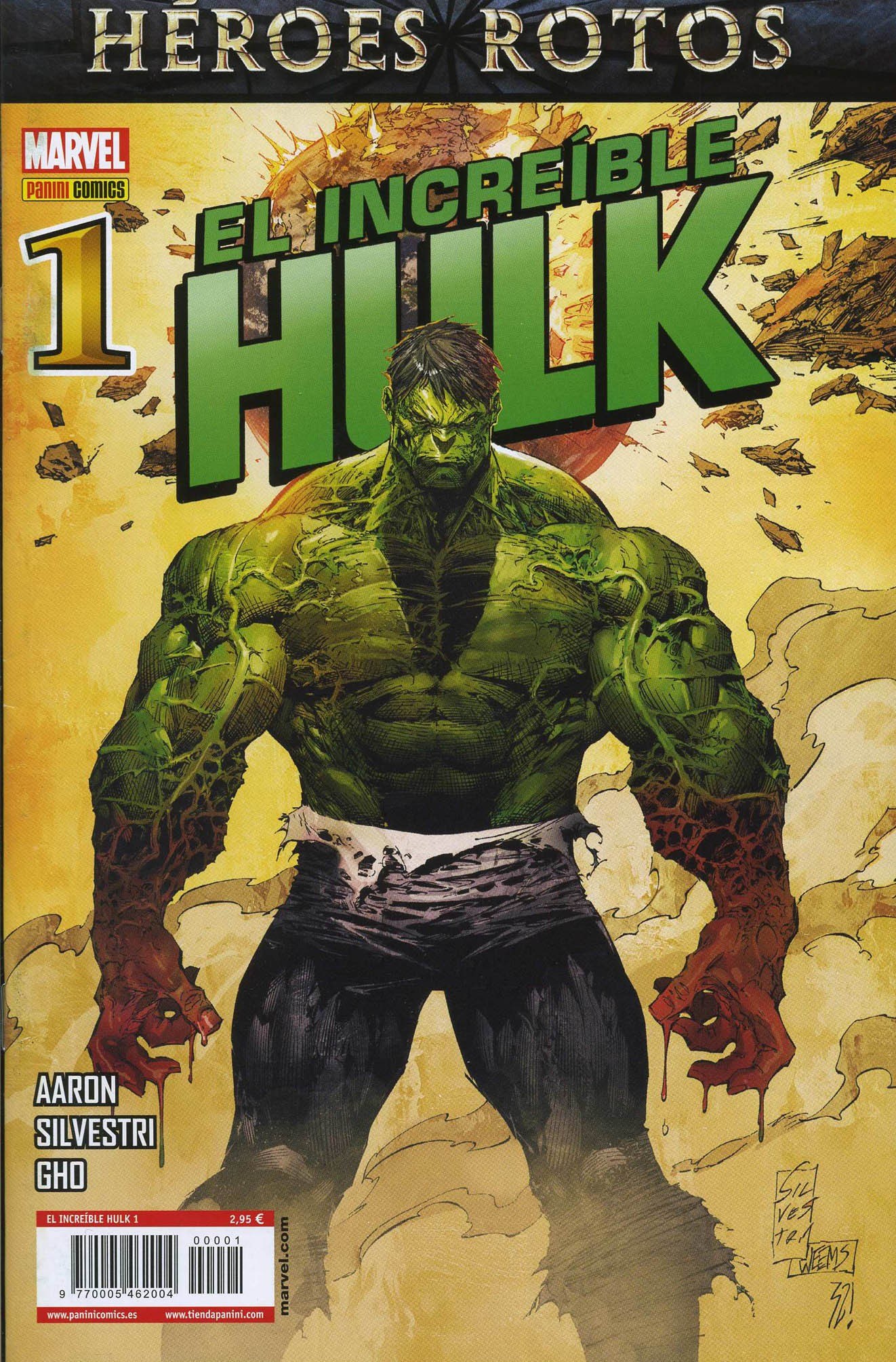 Portada ampliada de EL INCREÍBLE HULK
