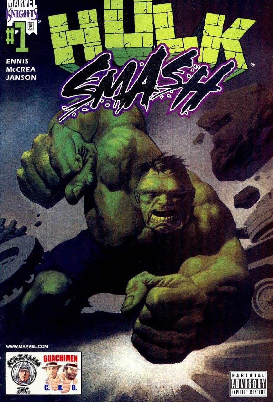 Portada ampliada de HULK SMASH