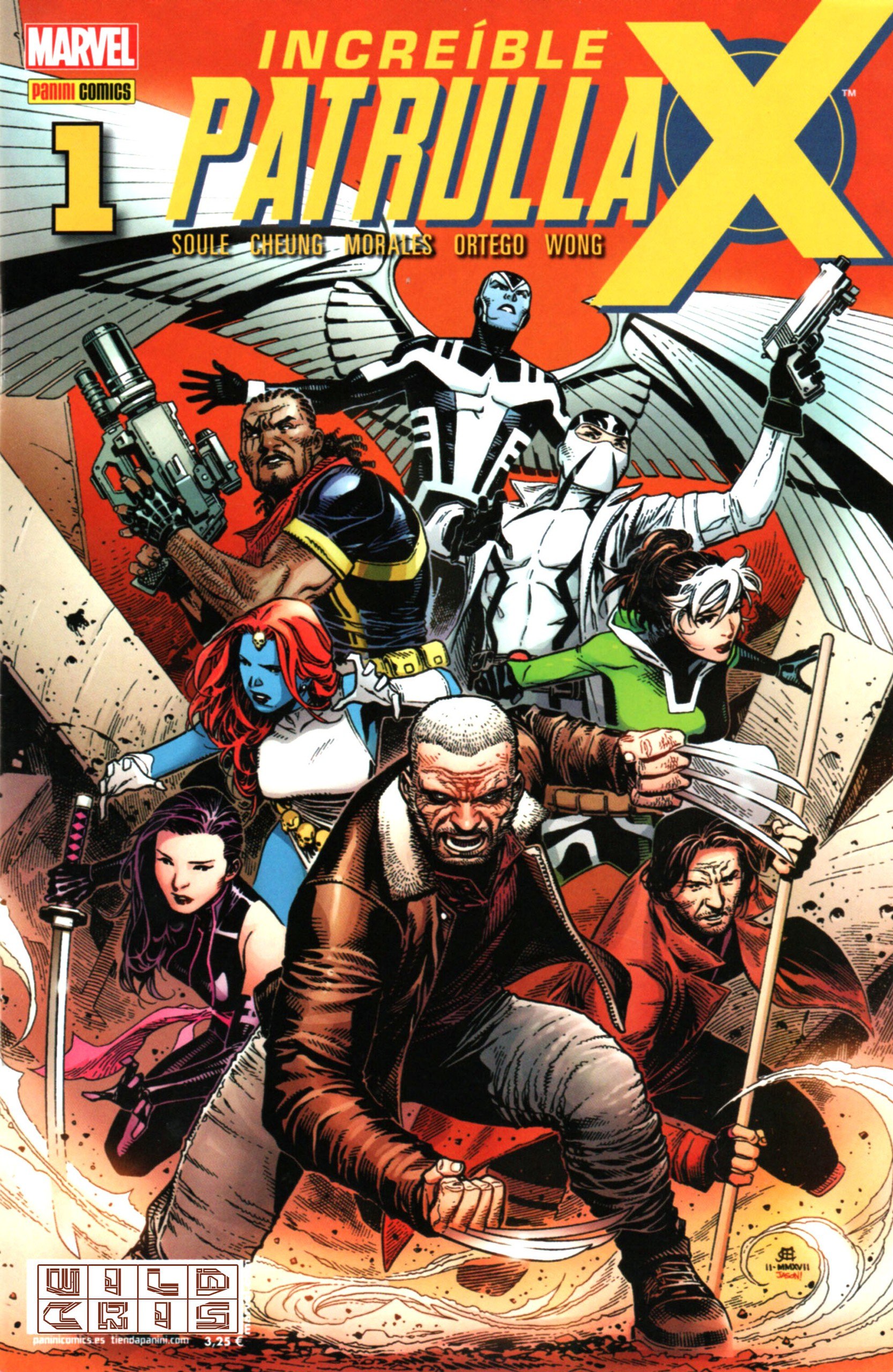 Portada ampliada de INCREDIBLE PATRULLA X