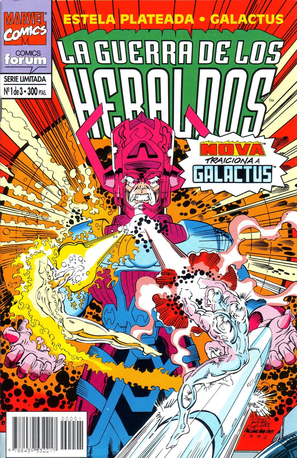 Portada ampliada de LA GUERRA DE LOS HERALDOS