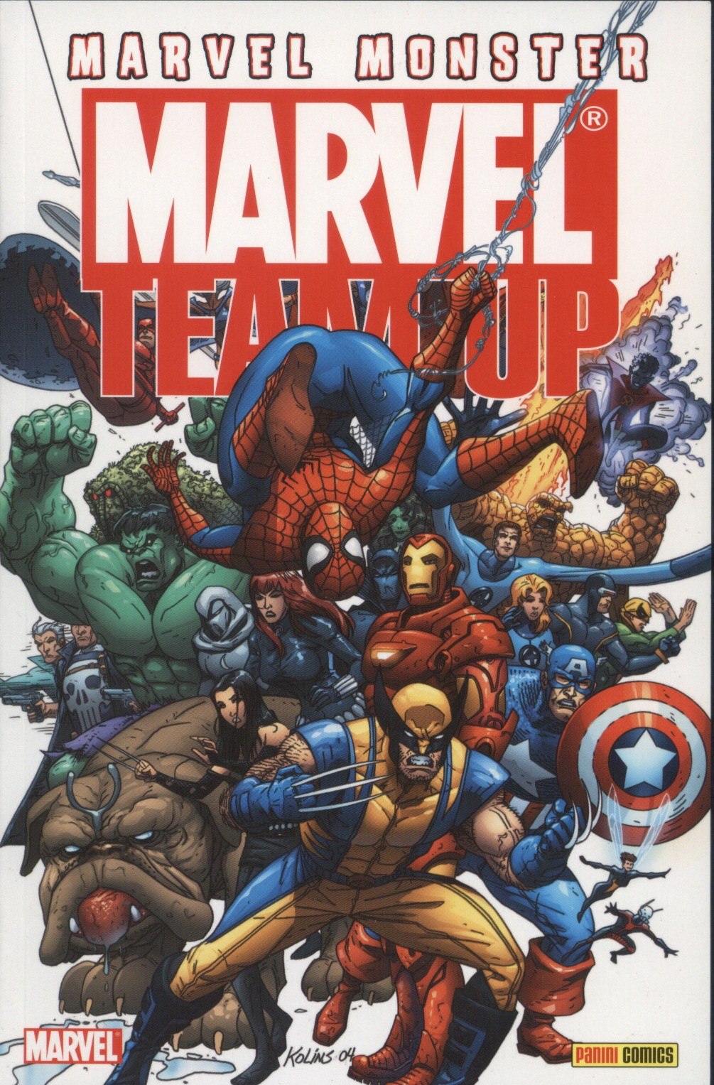 Portada ampliada de MARVEL MONSTER TEAUP