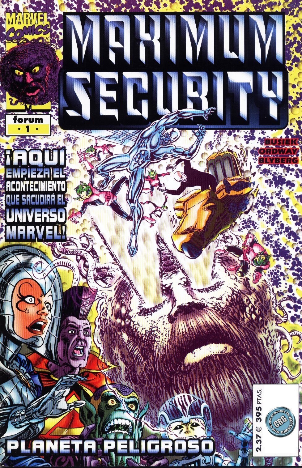 Portada ampliada de MAXIMUM SECURITY