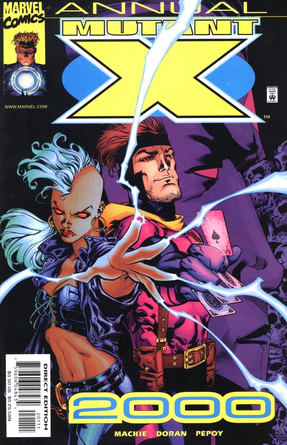 Portada ampliada de ANNUAL MUTANT X