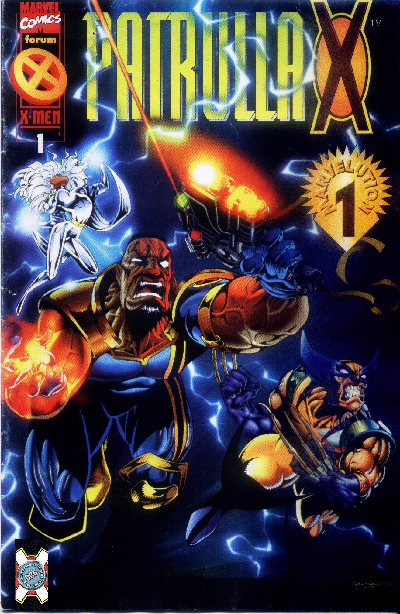 Portada ampliada de PATRULLA X
