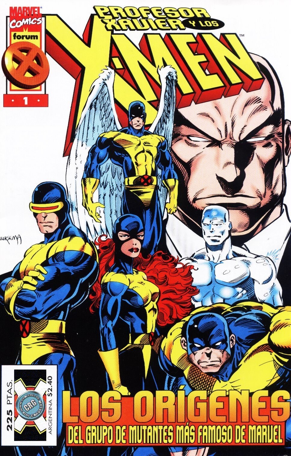 Portada ampliada de X-MEN