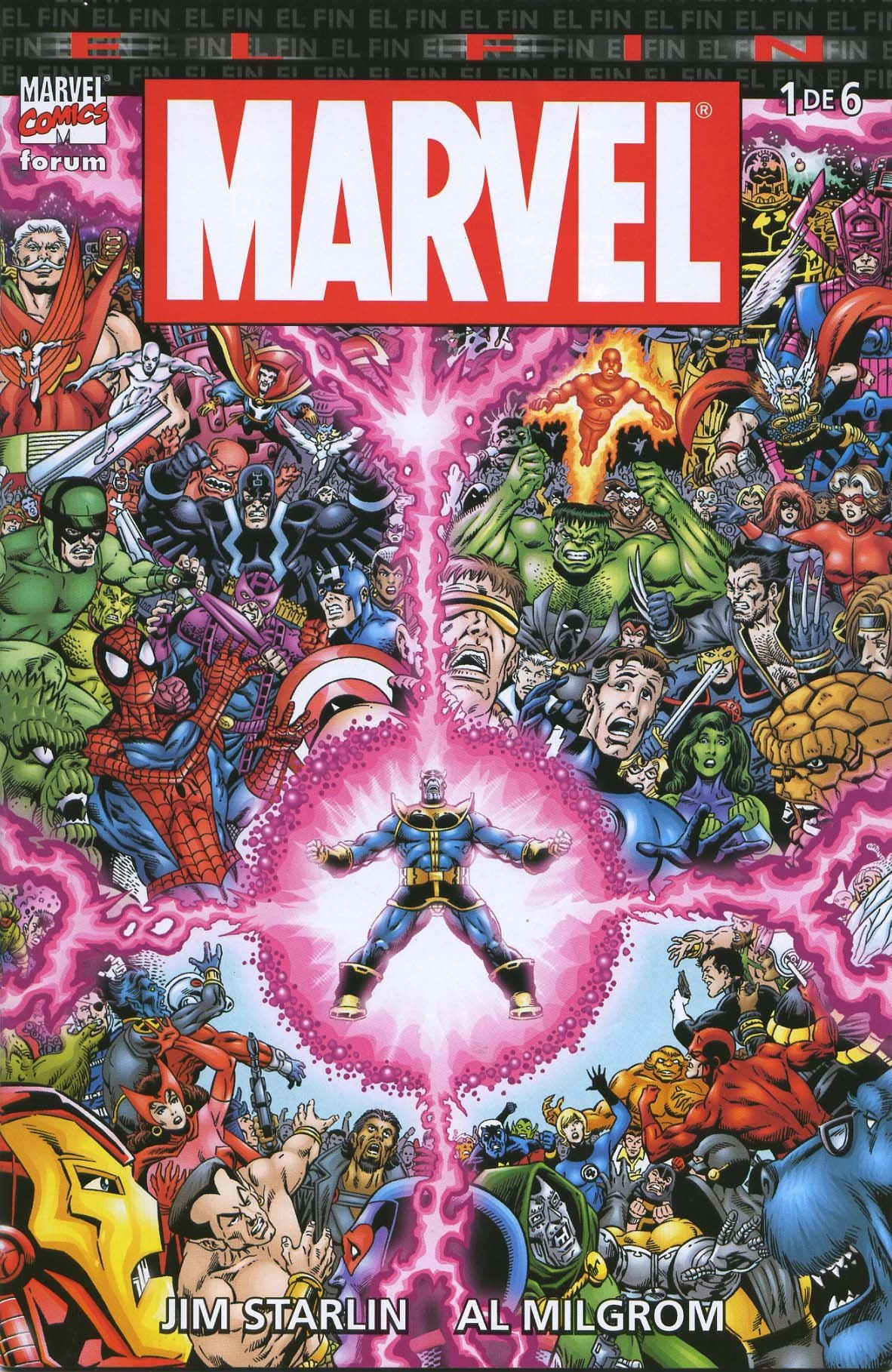 Portada ampliada de MARVEL