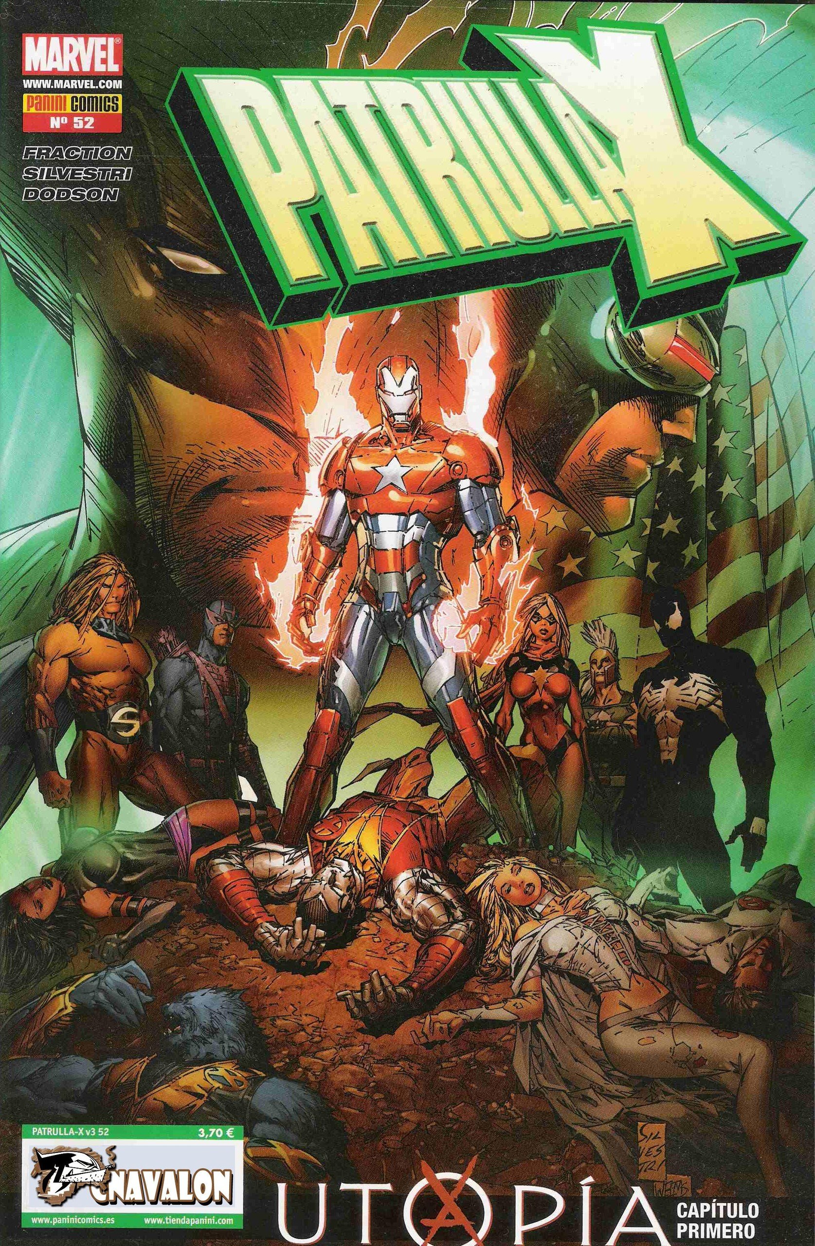Portada ampliada de PATRULLA X