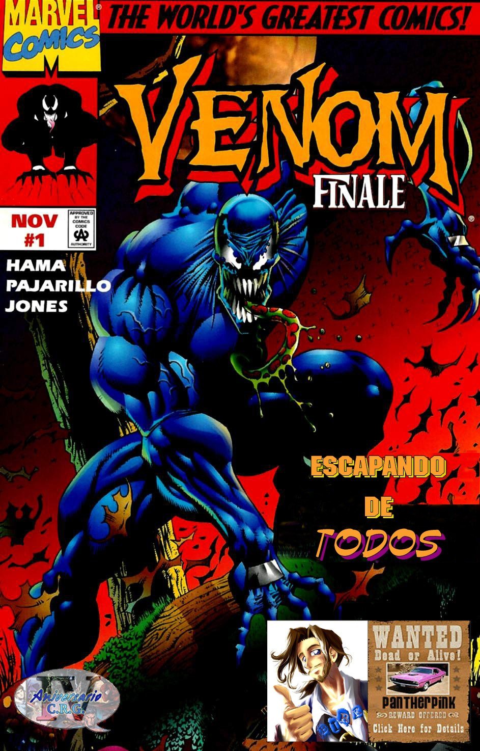 Portada ampliada de VENOM FINALE