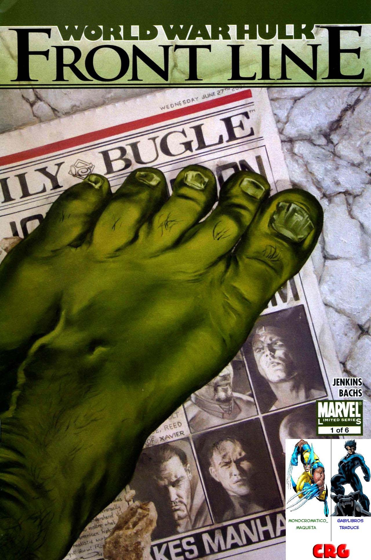 Portada ampliada de WORLD WAR HULK FRONT LINE