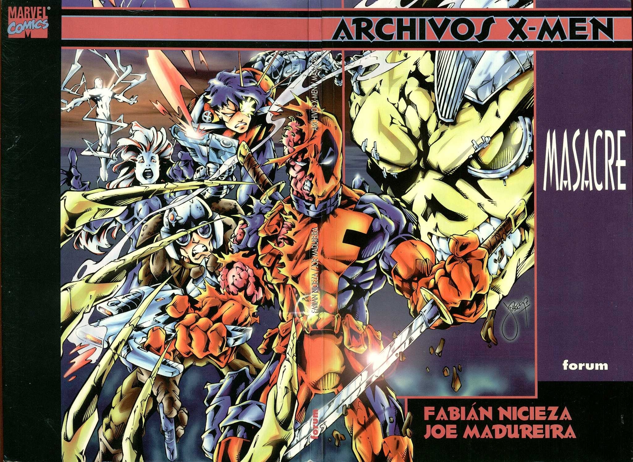 Portada ampliada de ARCHIVOS X-MEN