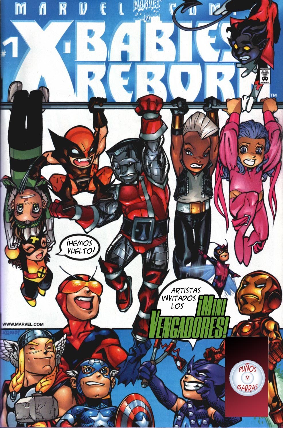 Portada ampliada de X-BABIES REBORN