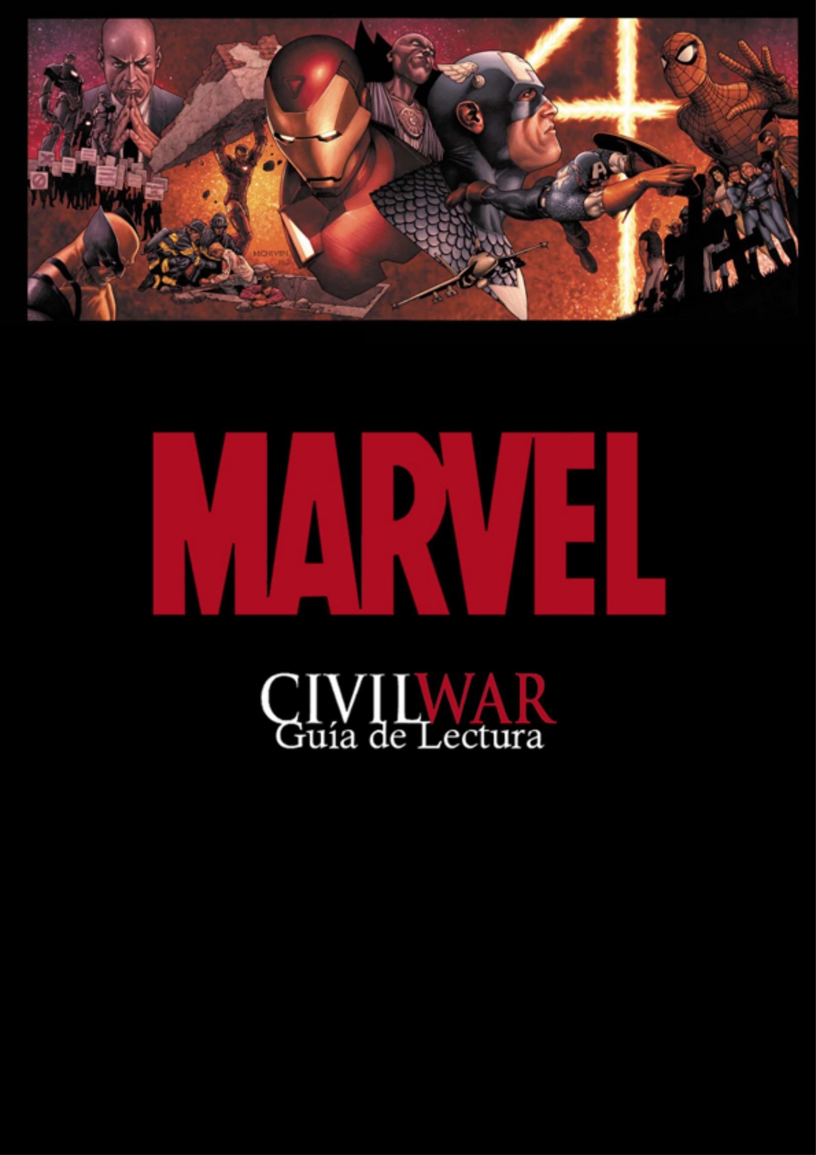 Portada ampliada de MARVEL CIVIL WAR Guía de Lectura