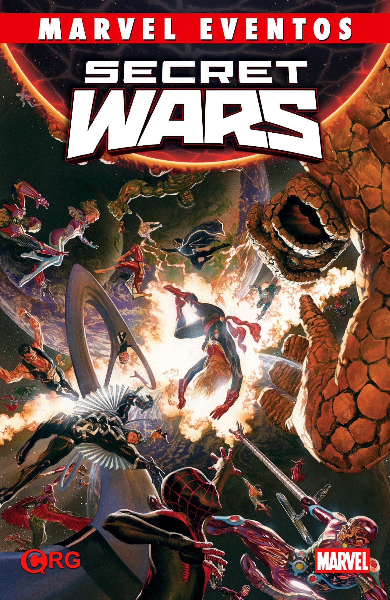 Portada ampliada de SECRET WARS