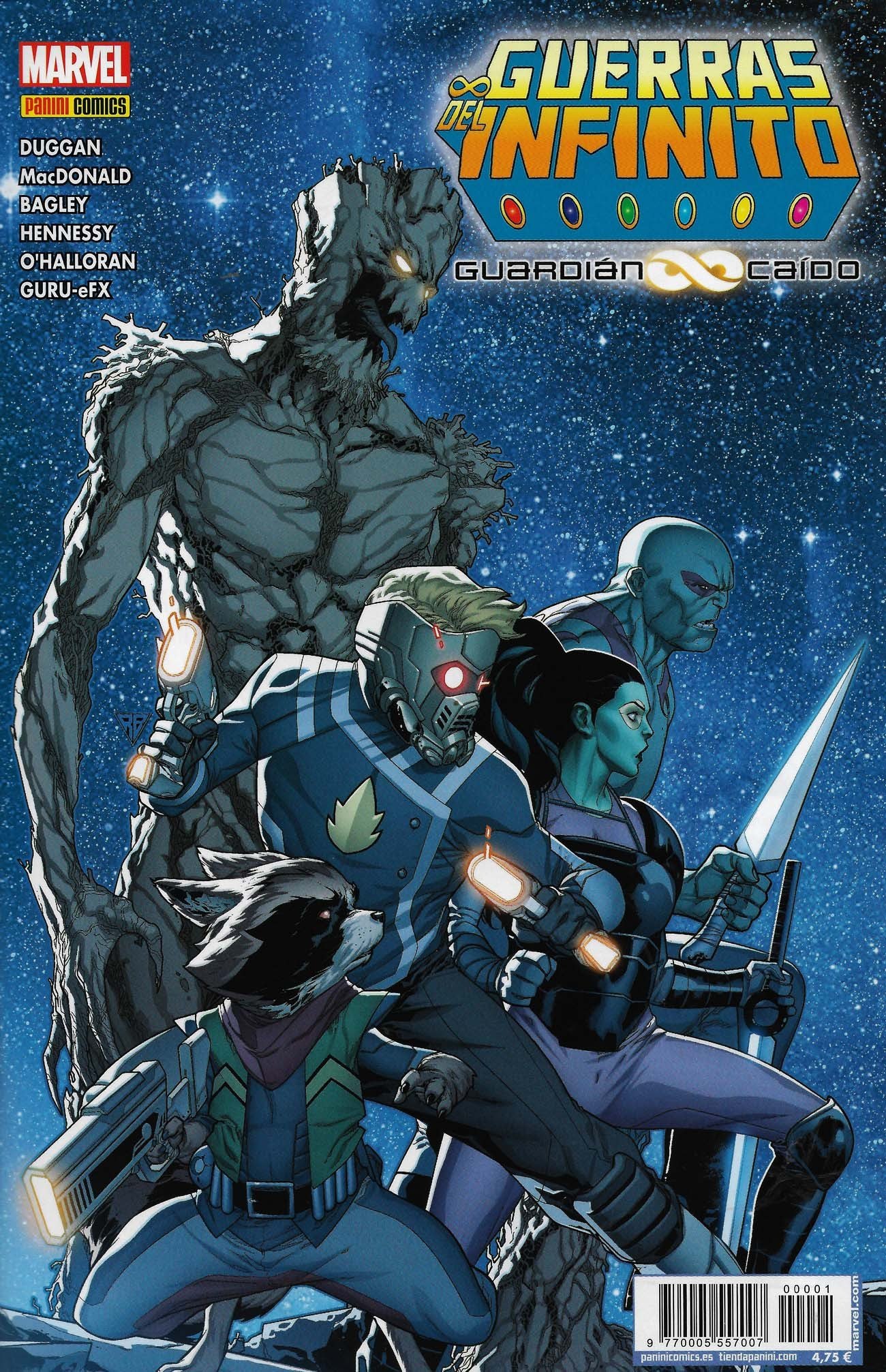 Portada ampliada de GUERRAS DEL INFINITO