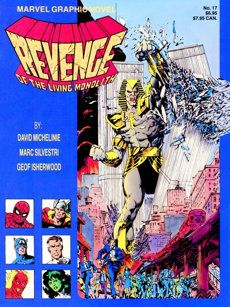 Portada ampliada de REVENGE OF THE LIVING MONOLITH