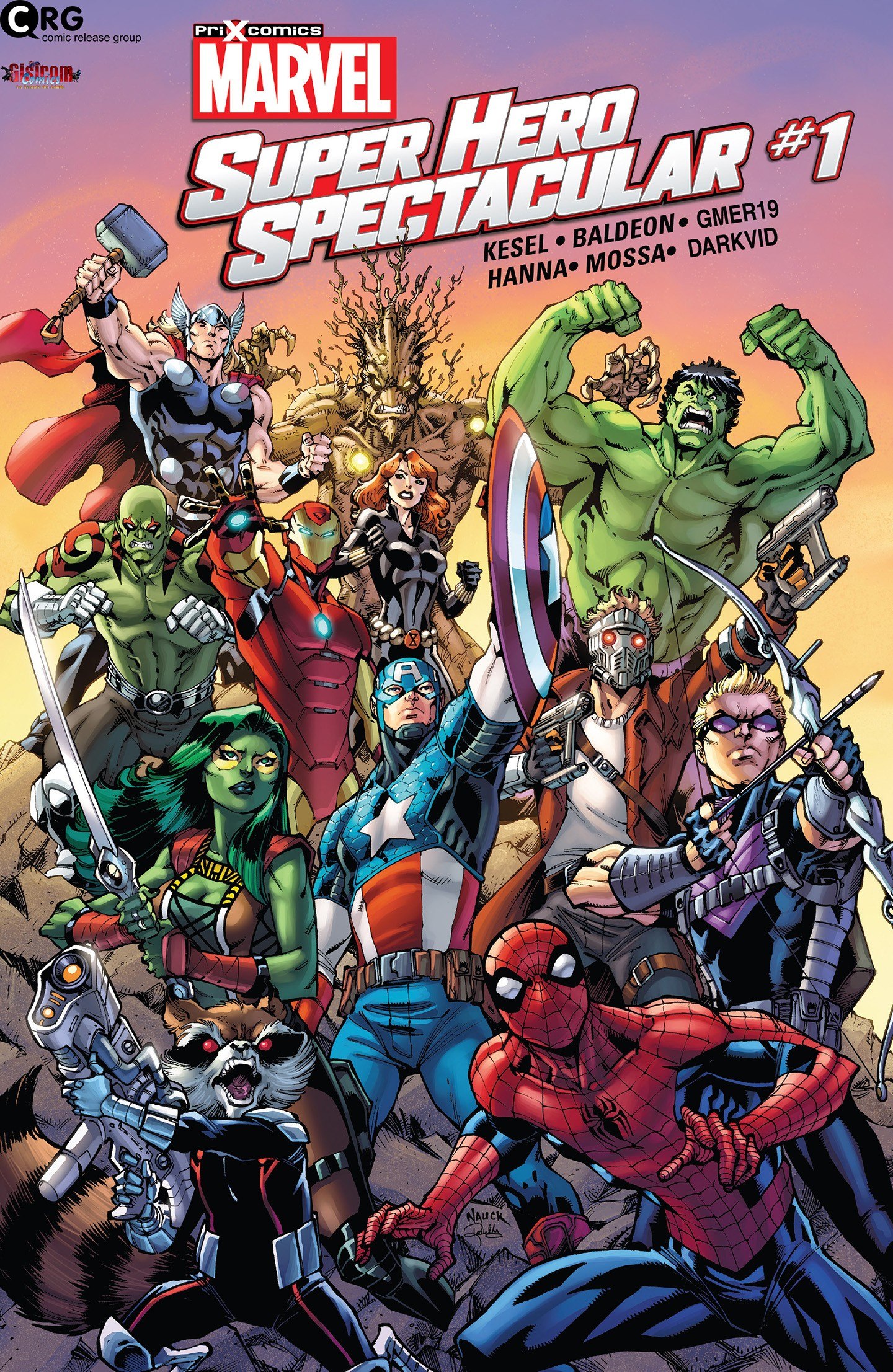 Portada ampliada de MARVEL SUPER HERO SPECTACULAR #1