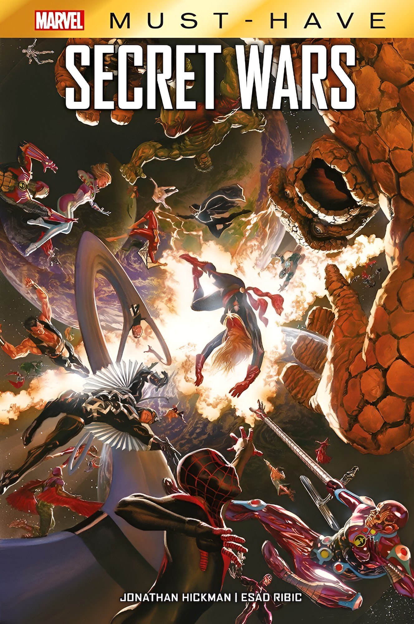 Portada ampliada de SECRET WARS