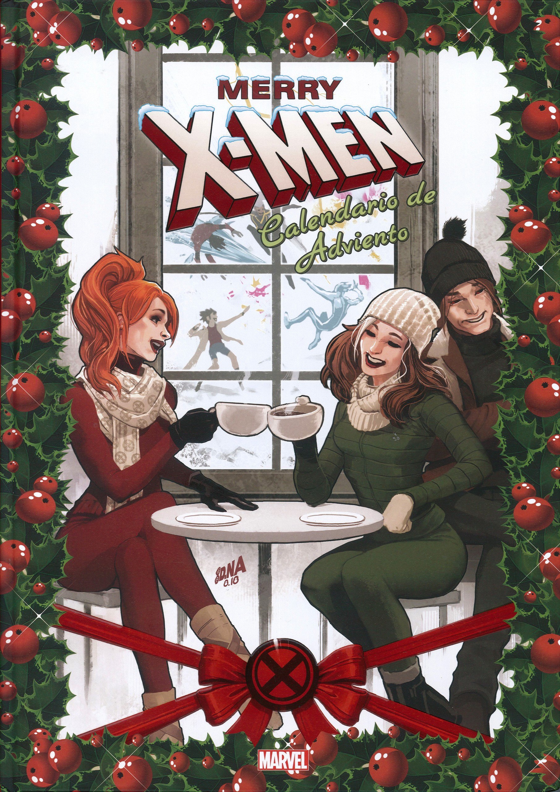 Portada ampliada de MERRY X-MEN Calendario de Adviento