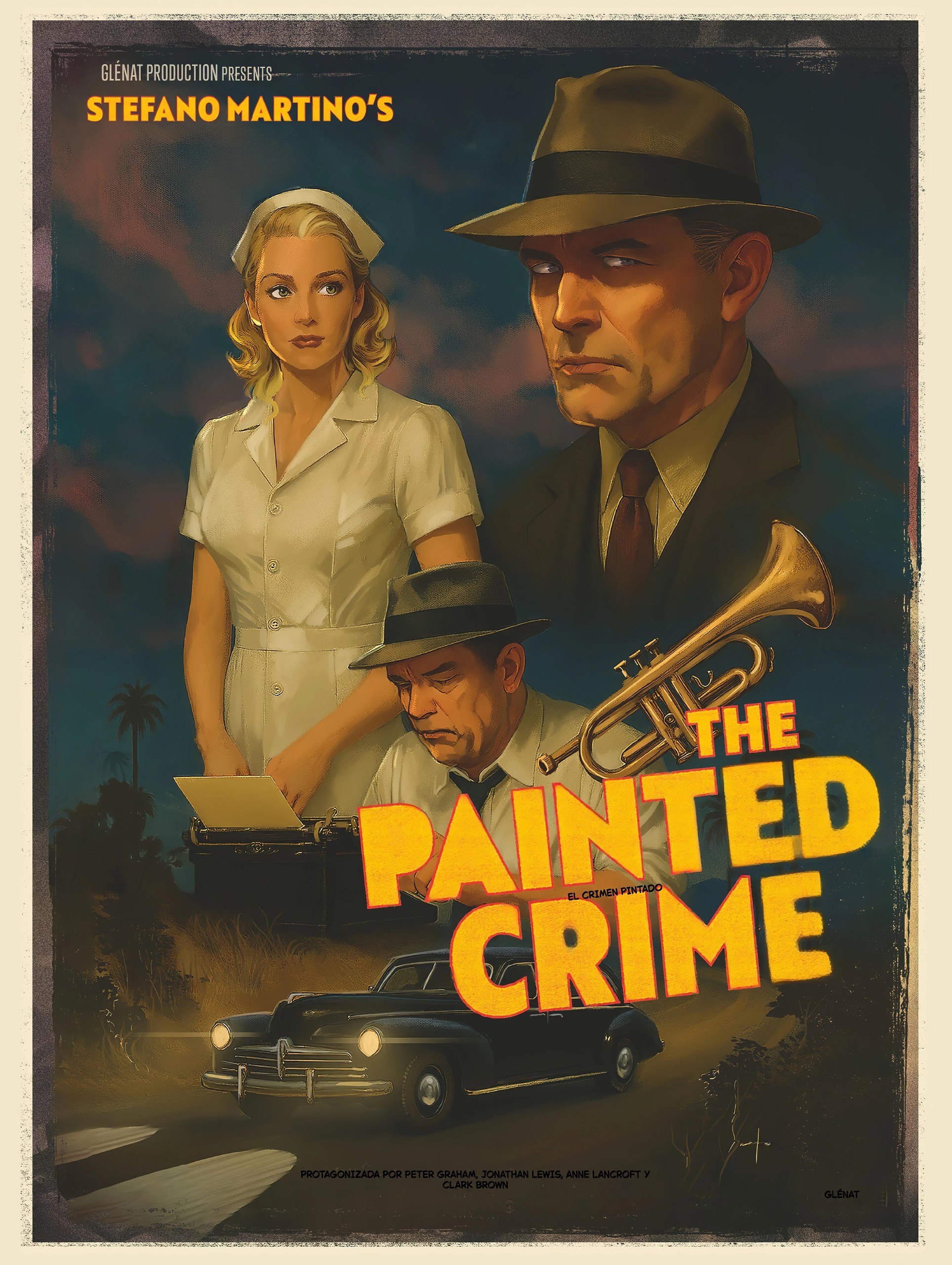 Portada ampliada de THE PAINTED CRIME