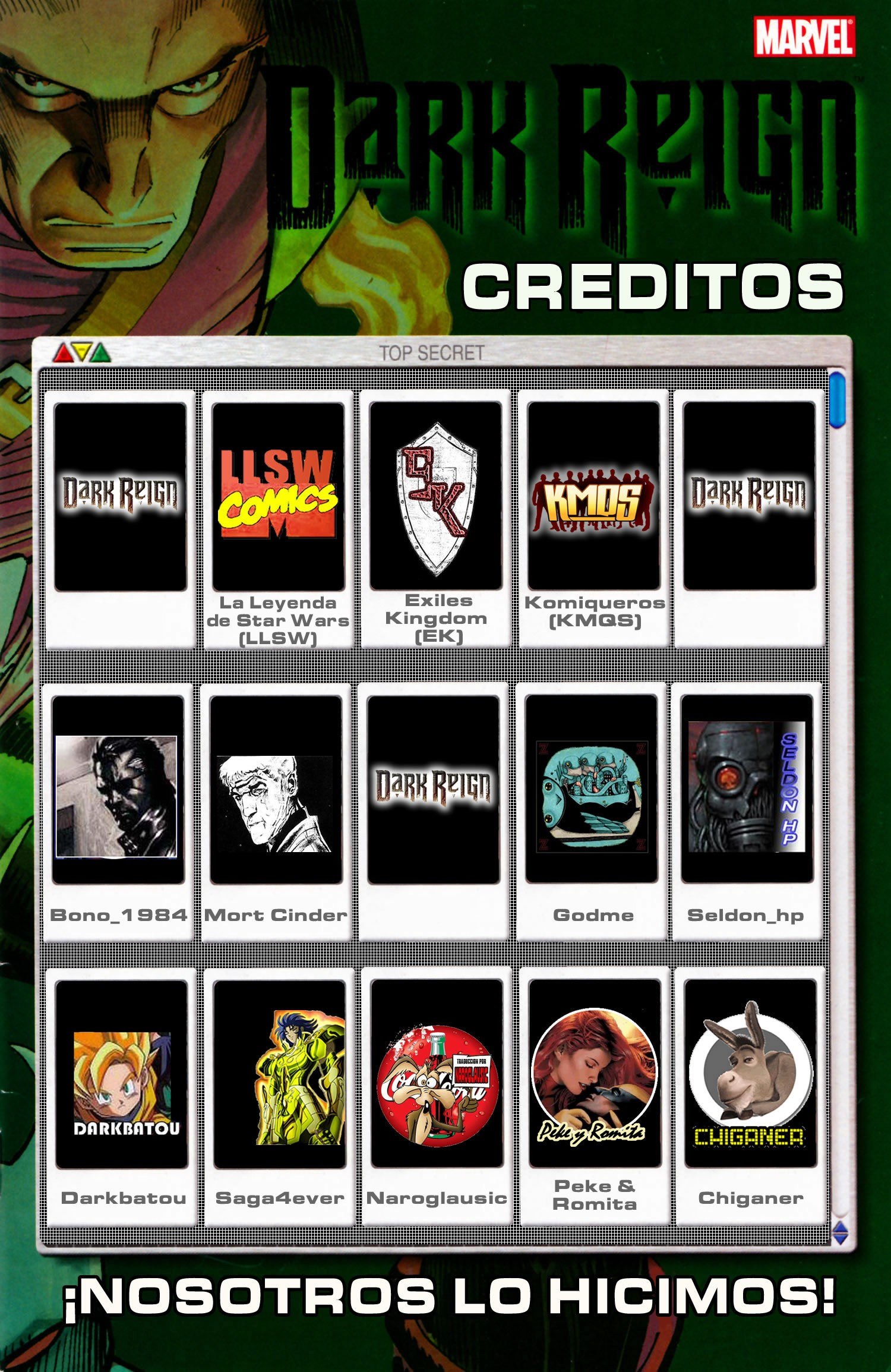 Portada ampliada de Dark Reign