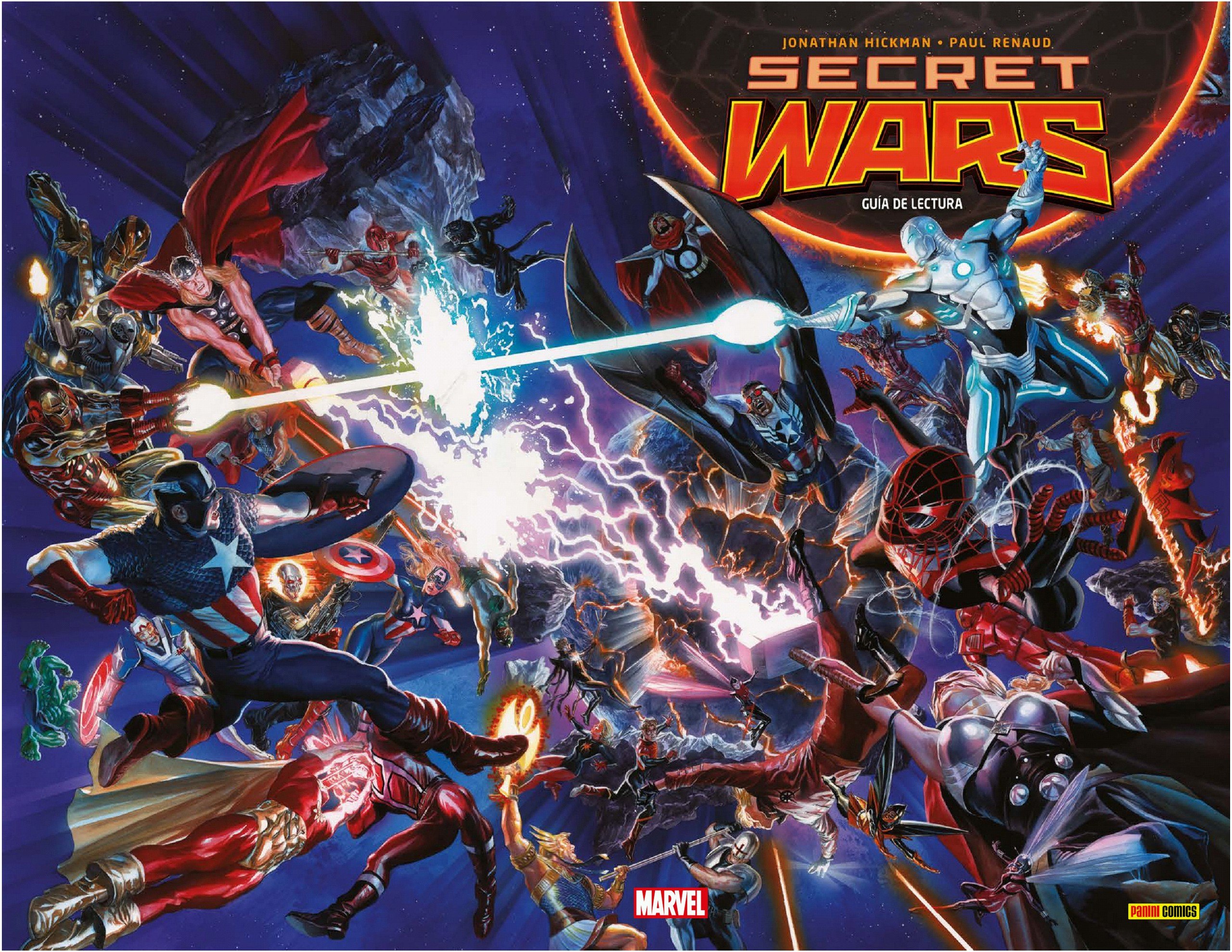 Portada ampliada de SECRET WARS