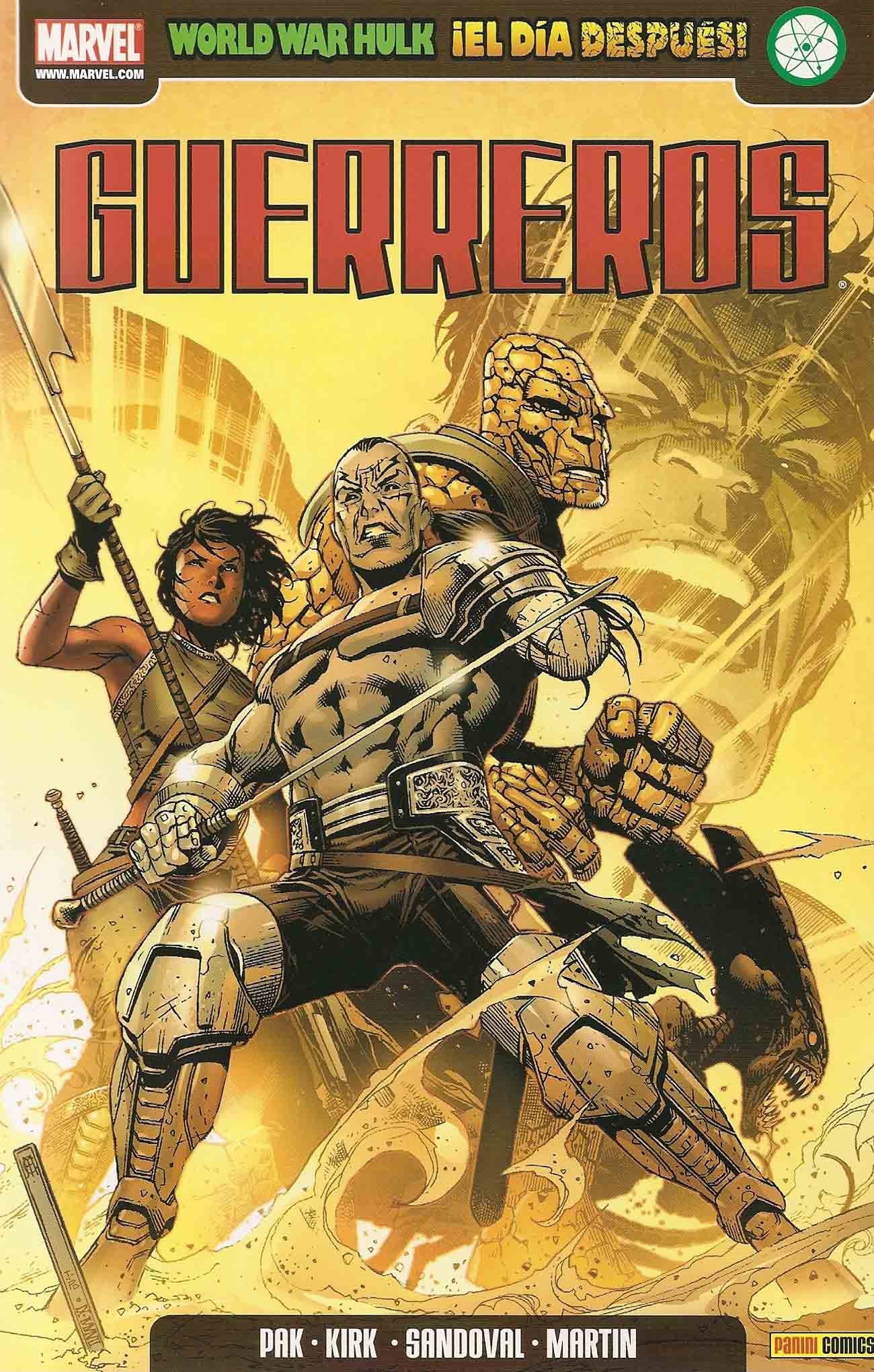 Portada ampliada de GUERREROS