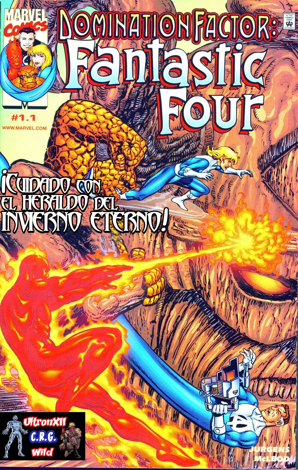 Portada ampliada de DOMINATION FACTOR: FANTASTIC FOUR