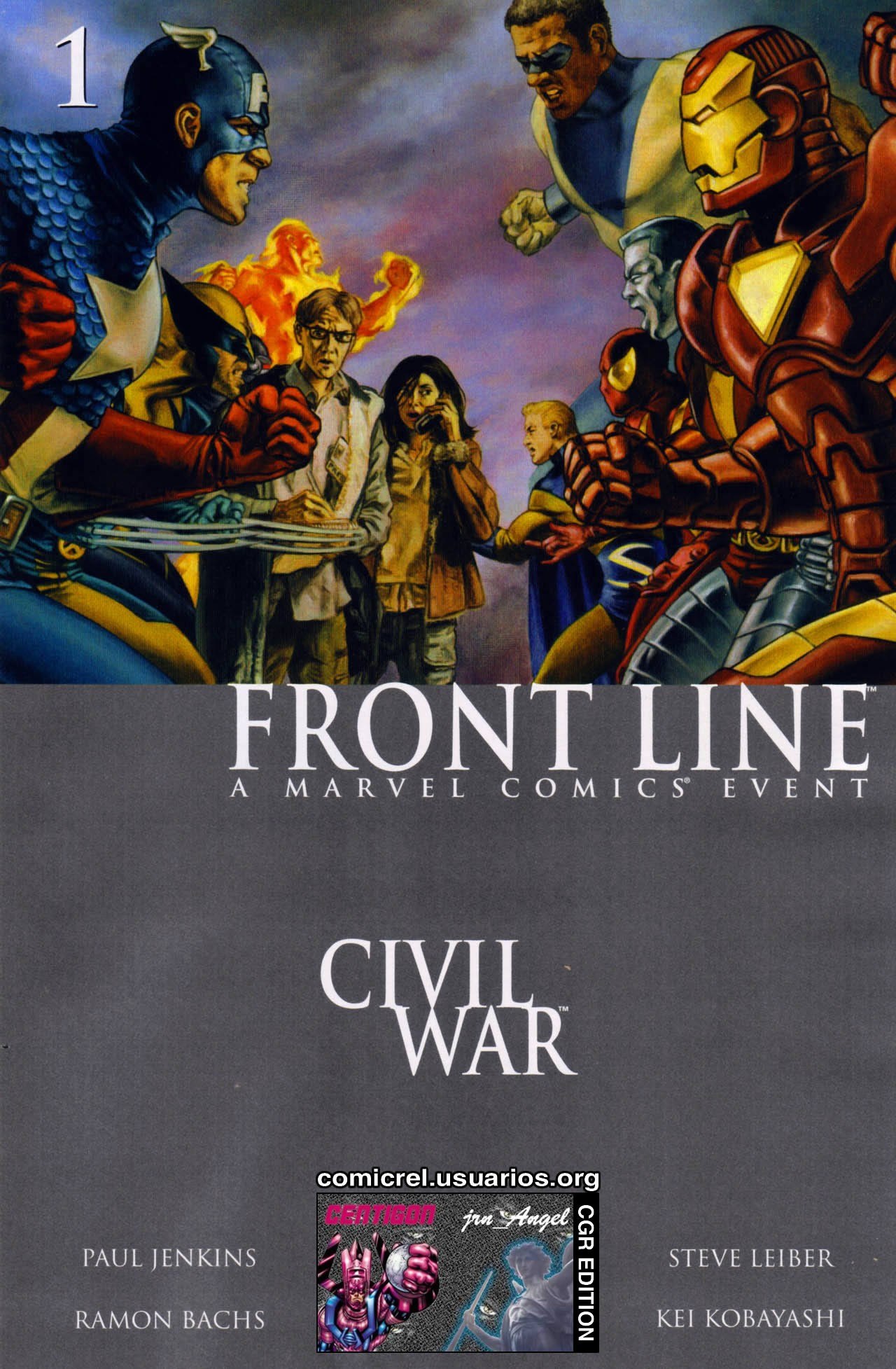 Portada ampliada de FRONT LINE