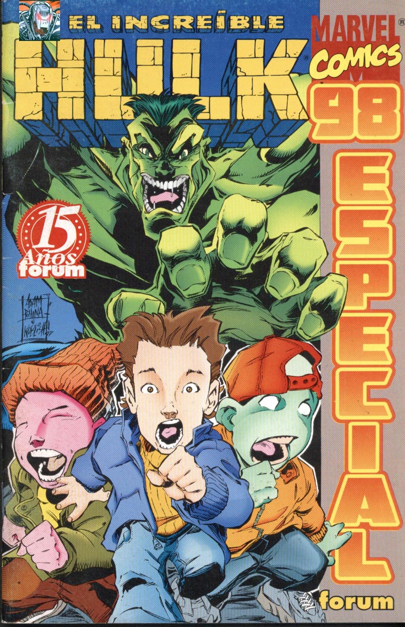 Portada ampliada de EL INCREÍBLE HULK