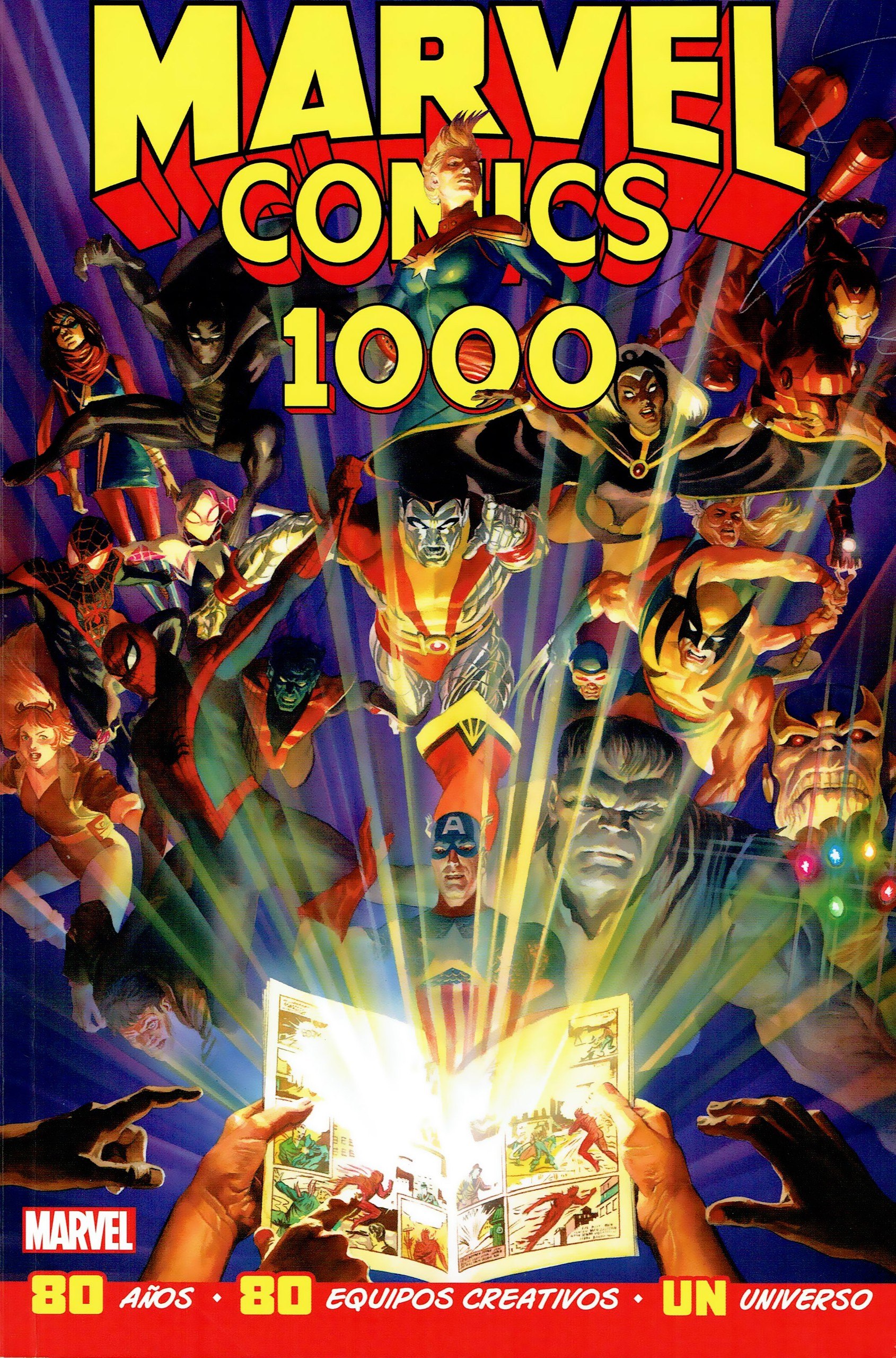 Portada ampliada de MARVEL COMICS
