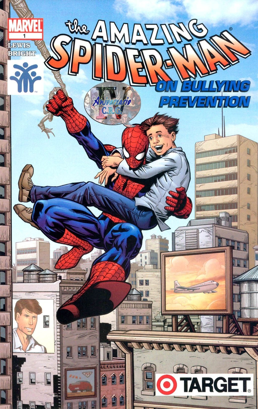 Portada ampliada de The Amazing Spider-Man on Bullying Prevention