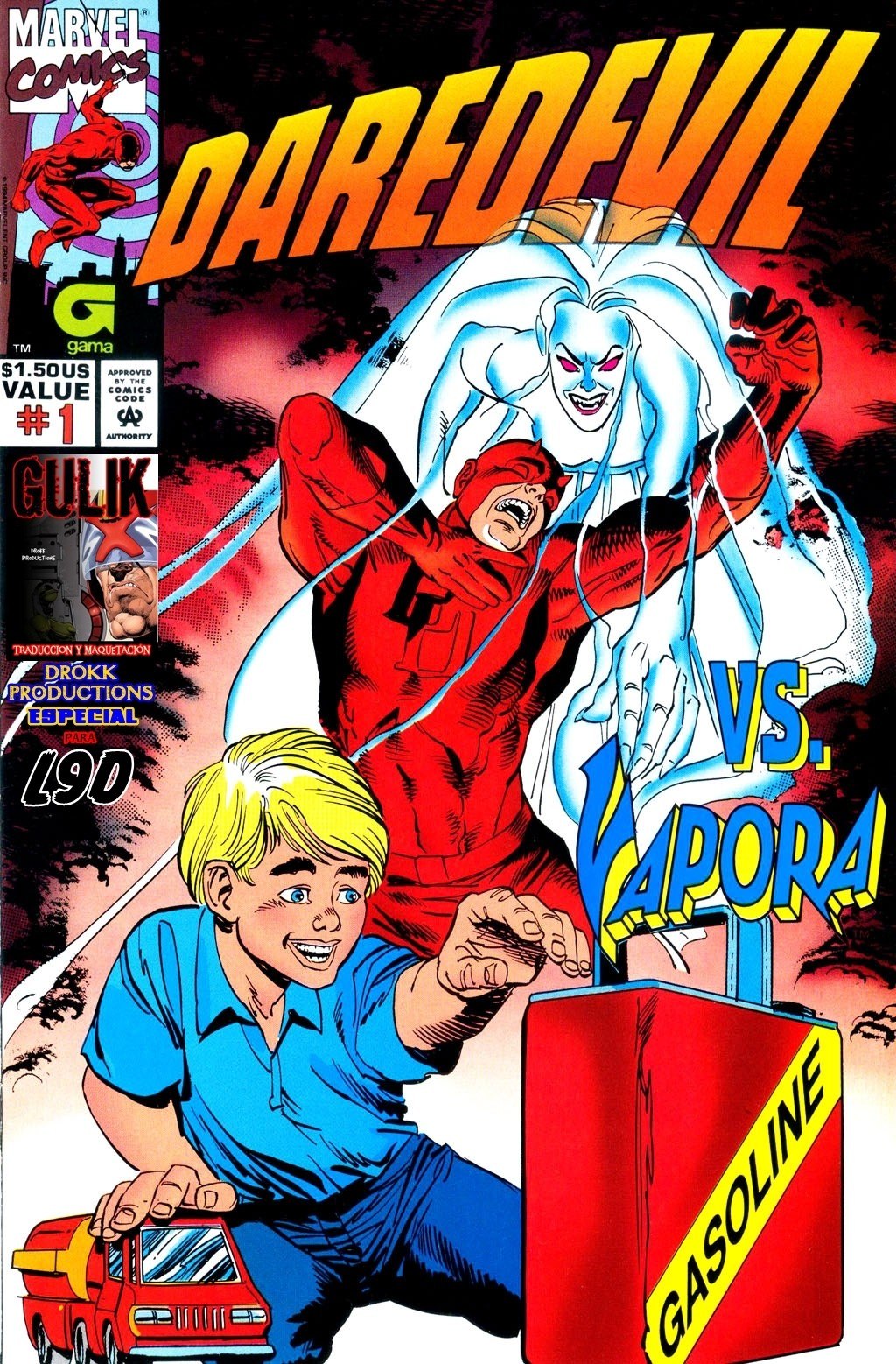 Portada ampliada de DAREDEVIL