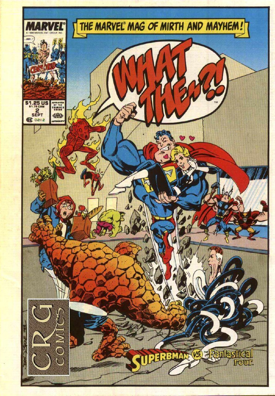 Portada ampliada de SUPERMAN VS. FANTASTIC FOUR