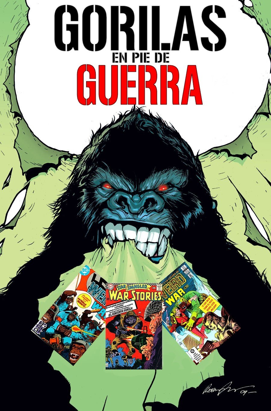 Portada ampliada de GORILAS EN PIE DE GUERRA