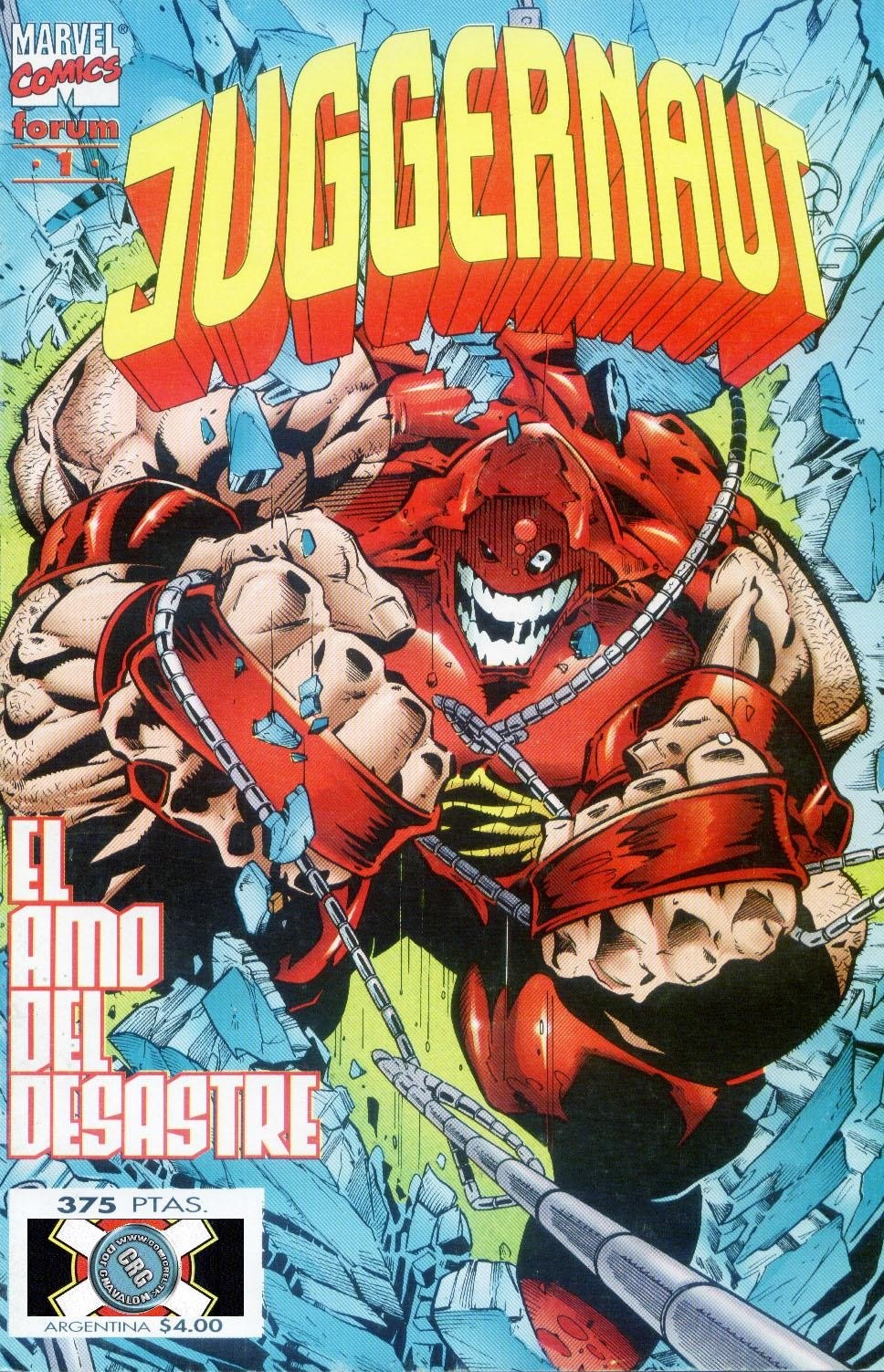 Portada ampliada de JUGGERNAUT