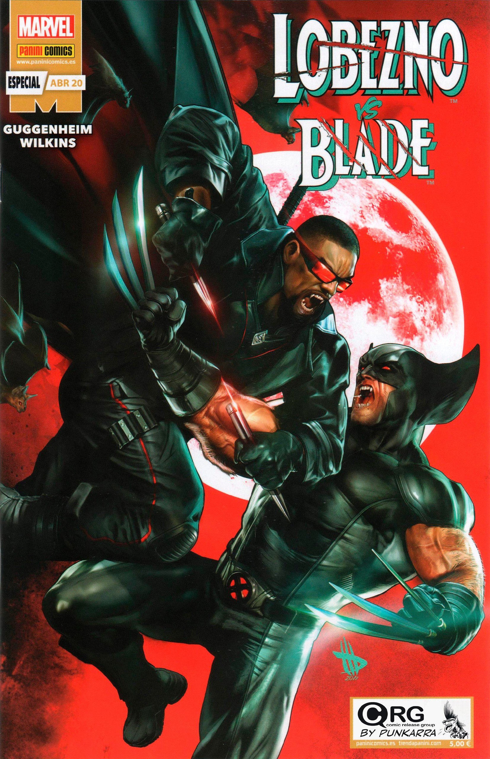 Portada ampliada de LOBEZNO VS BLADE