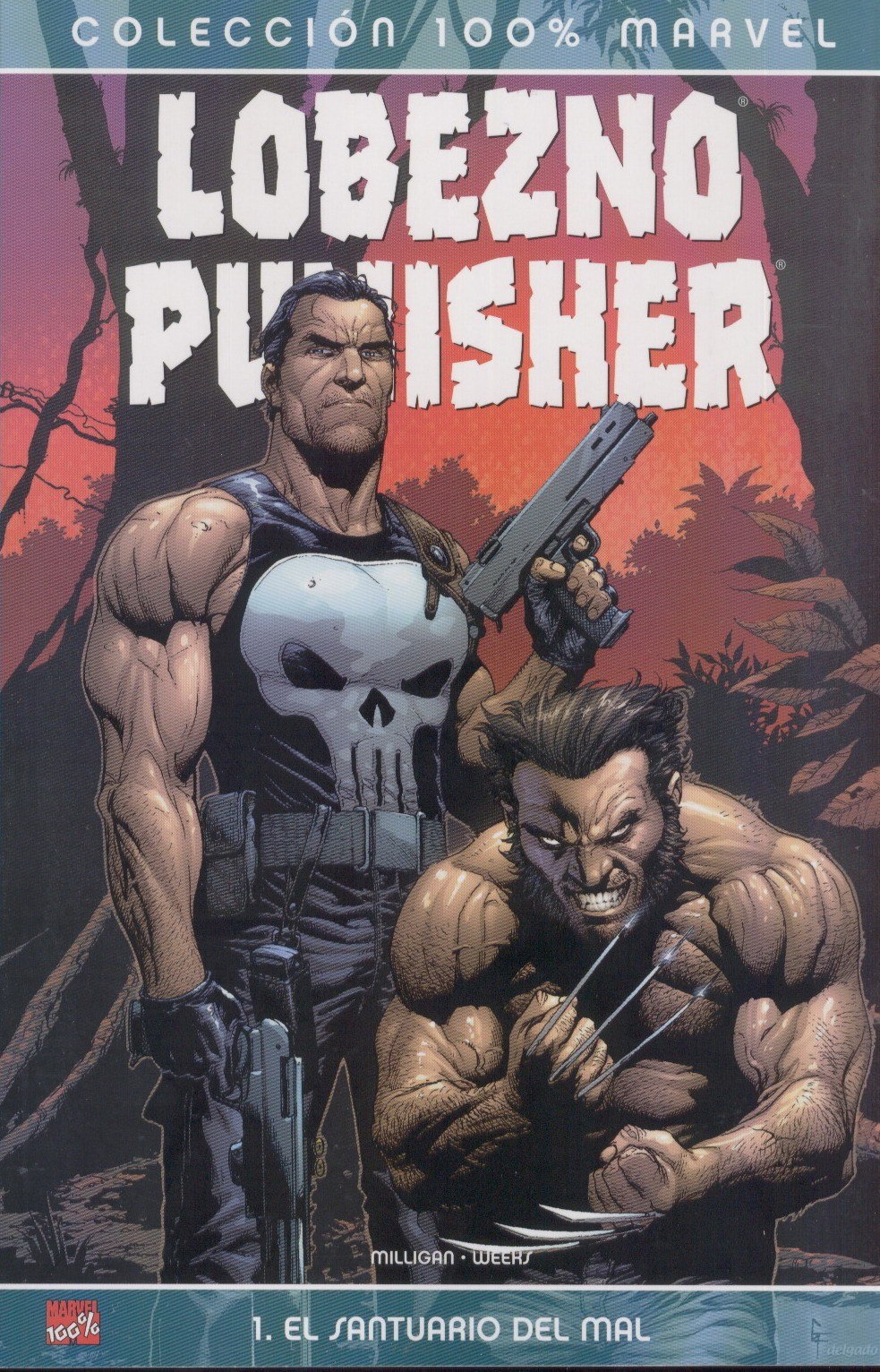 Portada ampliada de LOBEZNO PUNISHER