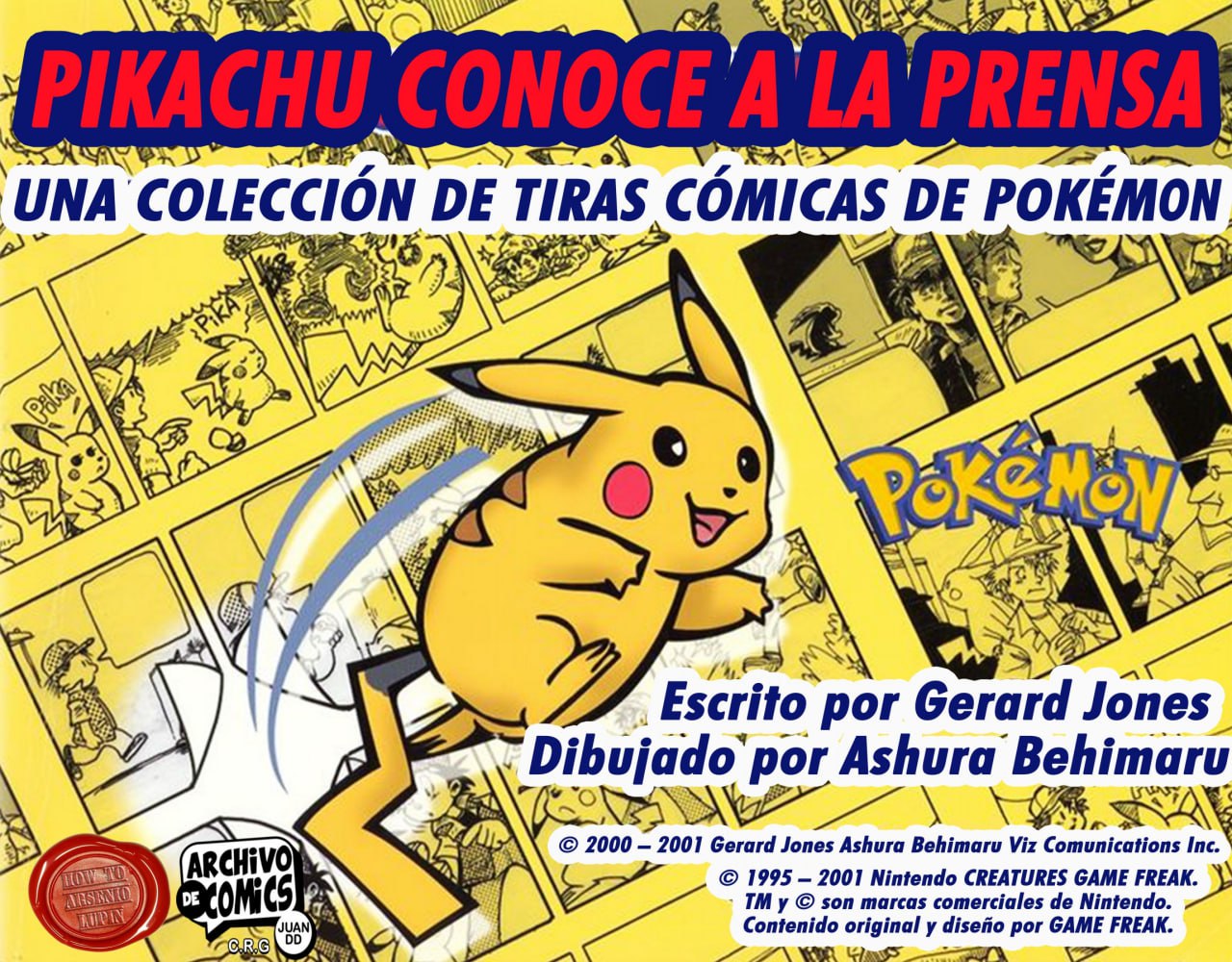 Portada ampliada de PIKACHU CONOCE A LA PRENSA