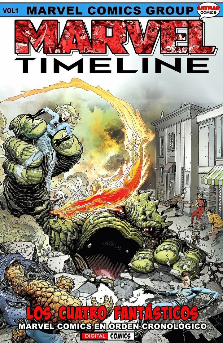 Portada ampliada de MARVEL TIMELINE