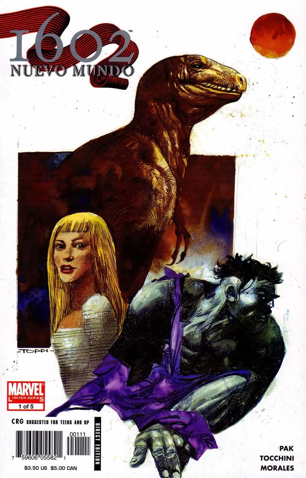 Portada ampliada de 1602 NUEVO MUNDO