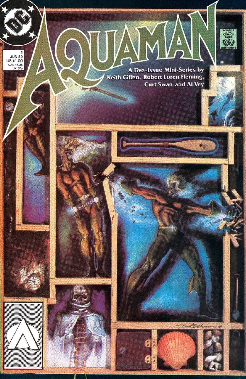 Portada ampliada de AQUAMAN