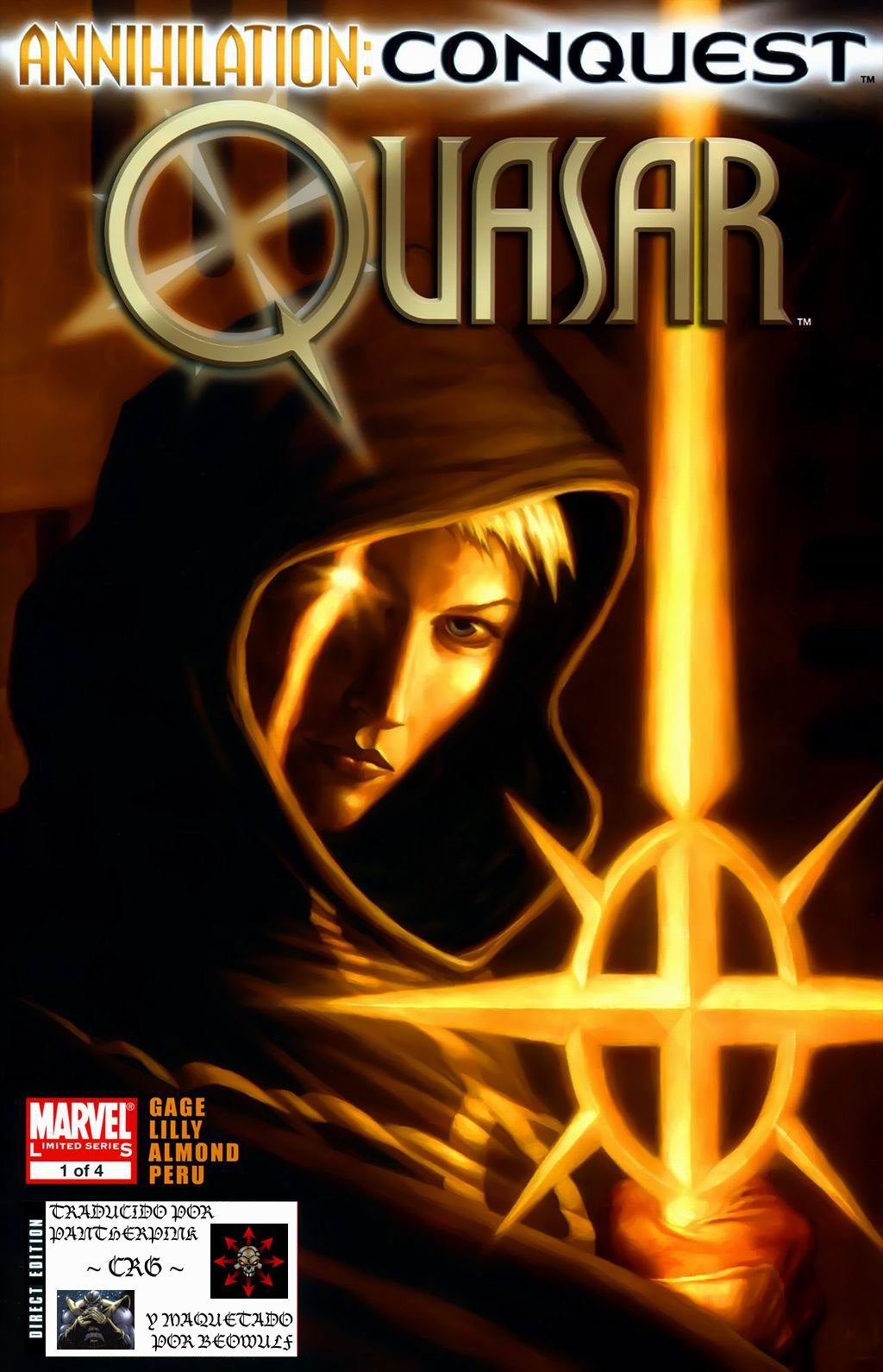 Portada ampliada de ANNIHILATION: CONQUEST QUASAR